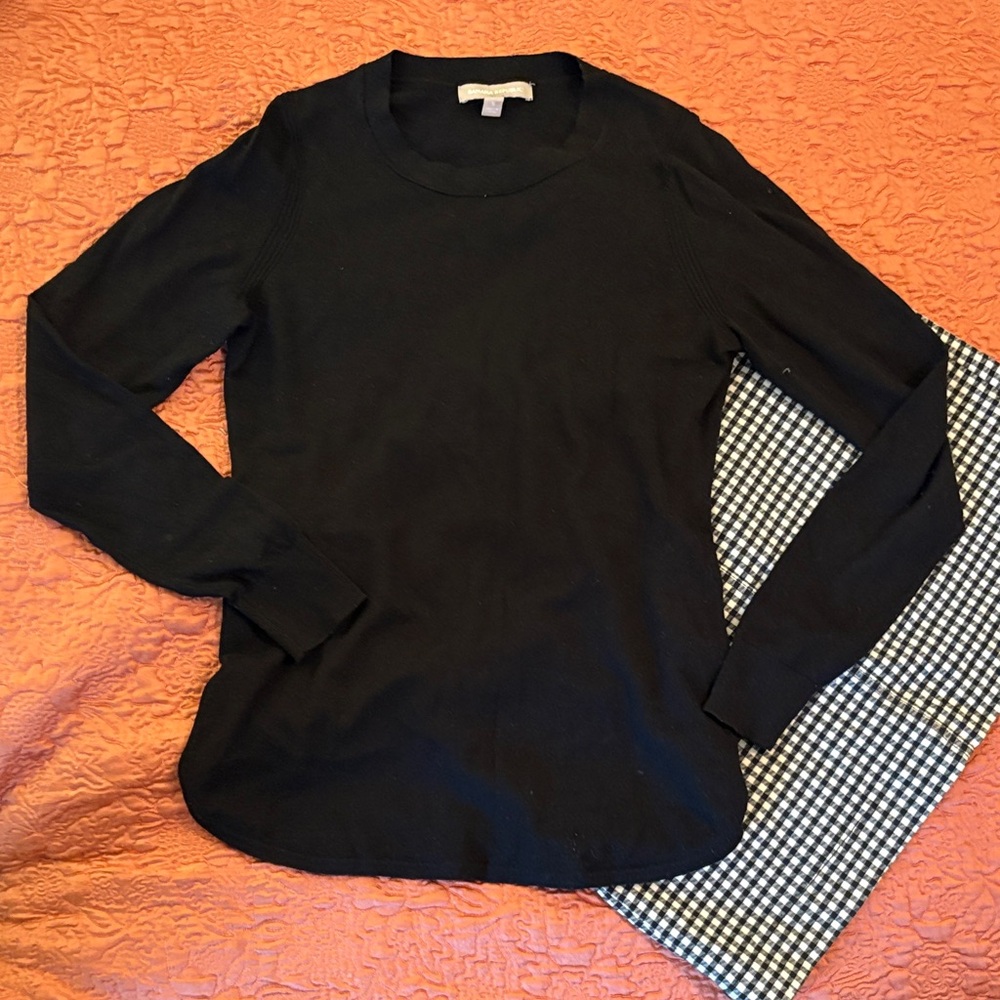 Banana Republic Black Crew Neck Sweater